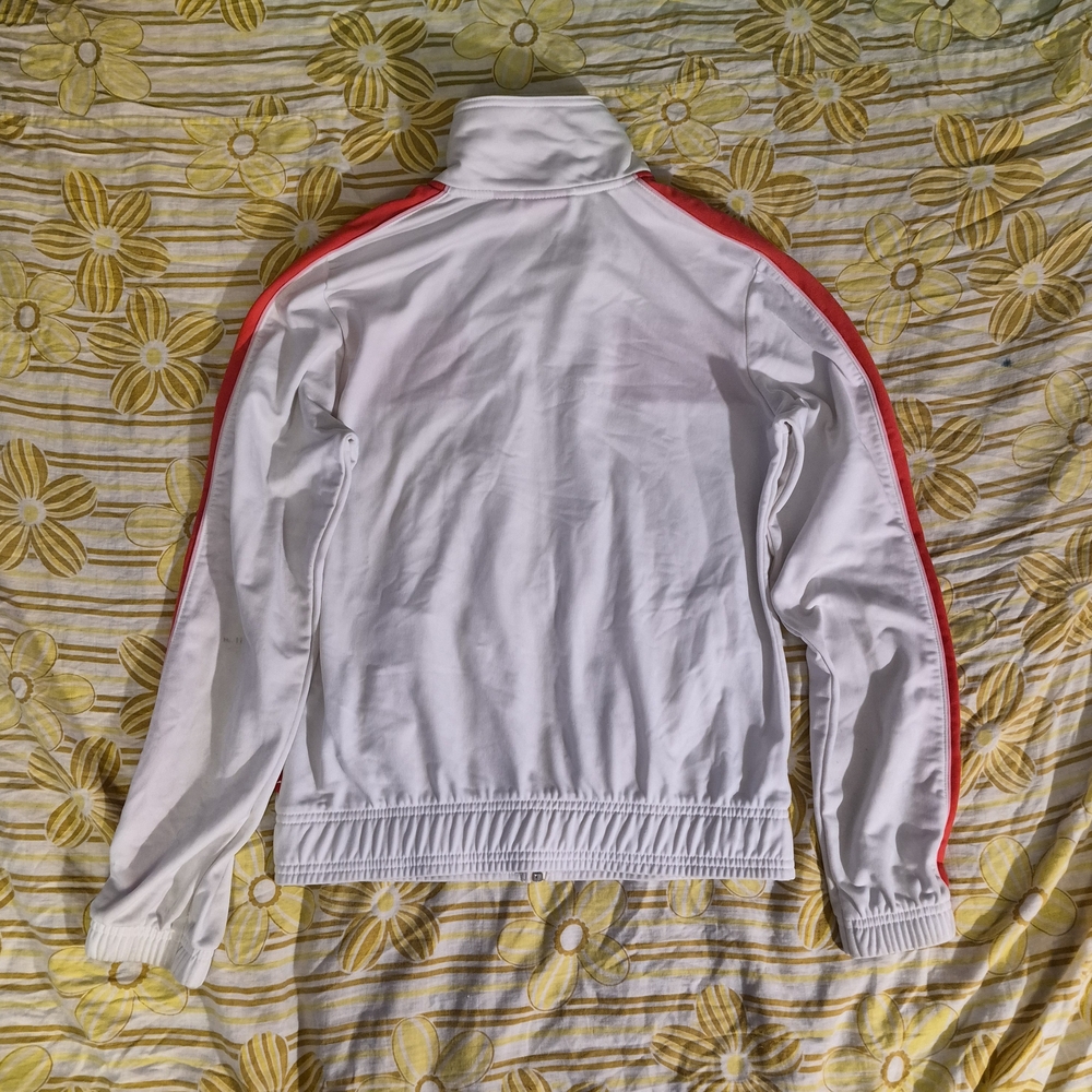 Puma Red and White Track Jacket - Picture 2 of 10